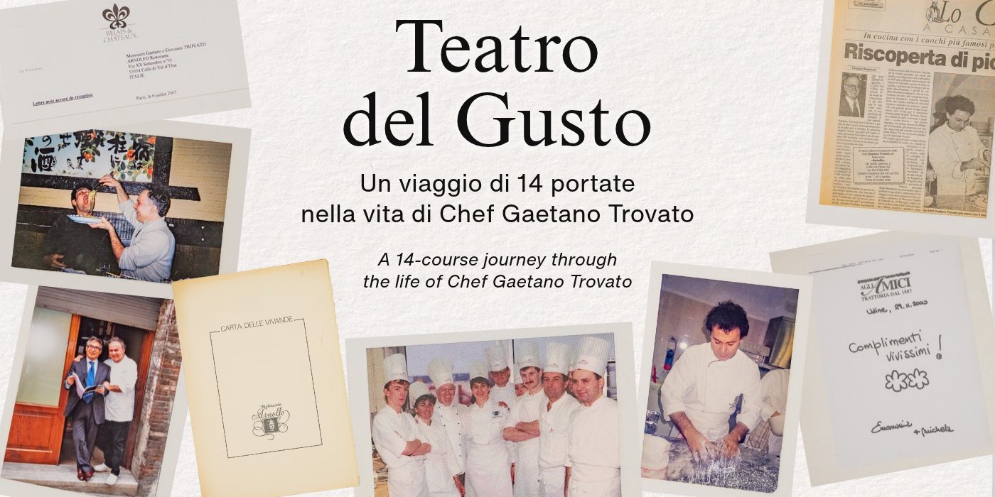 Teatro del Gusto | una cena stellata in quattro atti