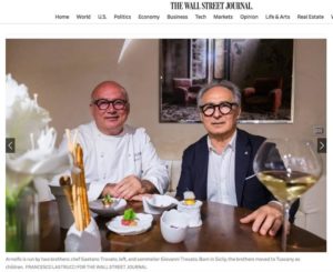 THE WALL STREET JOURNAL- Farms to Tables in Siena Province